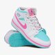 detské tenisky (obuv) AIR JORDAN 1 MID 555112-102 farba biela