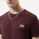 pánske tričko ALPHA INDUSTRIES TRIČKO BASIC T SMALL LOGO 188505-21 farba bordová