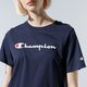 dámske tričko CHAMPION TRIČKO LADY LOGO TEE 113864bs501 farba tmavomodrá