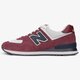 pánske tenisky (obuv) NEW BALANCE ML574ESW ml574esw farba bordová