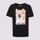 detské tričko NIKE TRIČKO K NSW TEE PHOTO SHIBA GIRL hv5206-010 farba čierna