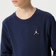 detská mikina JORDAN MIKINA JUMPMAN ESSENTIALS CREW BOY 95b130-u90 farba tmavomodrá