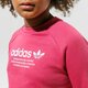 detská mikina ADIDAS MIKINA CREW WW gn7476 farba ružová