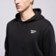 pánska mikina REEBOK MIKINA S KAPUCŇOU NOAH SMALL LOGO 100240570 farba čierna