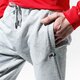 pánske nohavice FILA NOHAVICE  PURE SLIM PANTS 681095b13 farba sivá