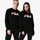 dámska mikina FILA MIKINA PURE CREW SWEAT U 681091002 farba čierna