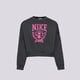 detská mikina NIKE MIKINA G NSW TREND FLC CREW PRNT GIRL fz4722-060 farba sivá