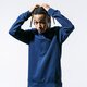 pánska mikina ADIDAS MIKINA 3-STRIPES CREW ek0260 farba tmavomodrá