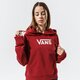 dámska mikina VANS MIKINA S KAPUCŇOU FLYING V FT BOXY HOODIE vn0a4bg3zbs1 farba bordová