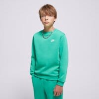 NIKE MIKINA K NSW CLUB FLC CREW LS LBR BOY