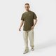 pánske tričko VANS TRIČKO MN LEFT CHEST LOGO TEE GREAPE LEAF vn0a3czekcz1 farba khaki