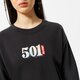 dámska mikina LEVI'S MIKINA GRAPHIC STANDARD CREW 18686-0108 farba čierna