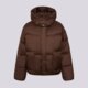 dámska zimná bunda LEVI'S BUNDA PÁPEROVÁ WESTERN BUBBLE SHORTIE BROWNS 003md-0006 farba hnedá