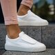 dámske tenisky (obuv) PUMA BASKET PLATFORM BIGVELCWN'S 36412302 farba biela