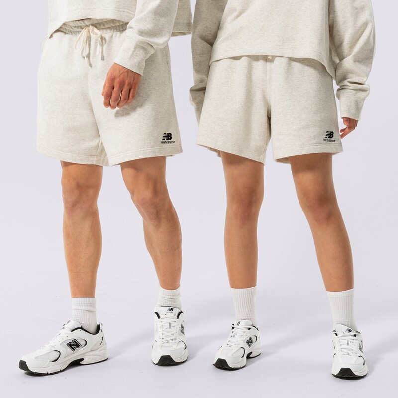 NEW BALANCE ŠORTKY  NB ESSENTIALS UNI-SSENTIALS FLEECE SHORT