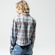 dámske tričko VANS KOŠEĽA WM BOX CAR II FLANNEL ZEN BLUE vn0a4cwvvby1 farba viacfarebná