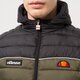 pánska zimná bunda ELLESSE BUNDA PÁPEROVÁ LOMBARDY 2 BLK/KHA PADDED JACKET shk13274043 farba čierna