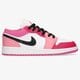 detské tenisky (obuv) AIR JORDAN 1 LOW  553560-162 farba ružová
