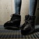 dámska vychádzková obuv MOON BOOT CLASSIC LOW GLANCE 14093500001 farba čierna