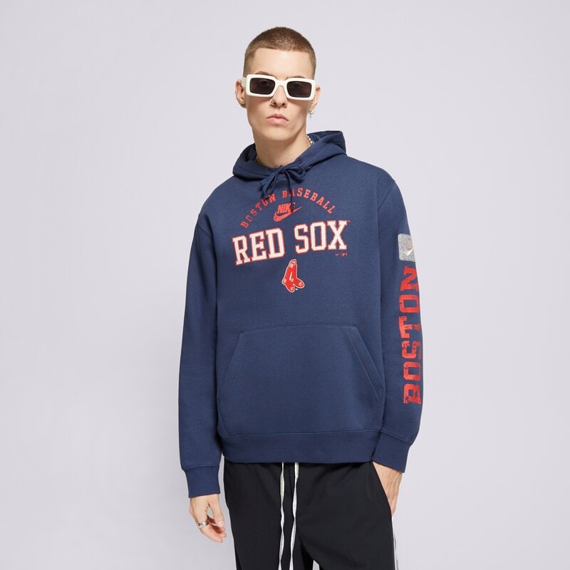 NIKE MIKINA S KAPUCŇOU BOSTON RED SOX MLB
