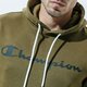pánska mikina CHAMPION MIKINA S KAPUCŇOU HOODED SWEATSHIRT 214743ms549 farba khaki