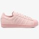 dámske tenisky (obuv) ADIDAS SUPERSTAR W  b41506 farba ružová
