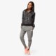 dámska mikina NIKE MIKINA RALLY FZ HOODY-AOP 678381092 farba sivá
