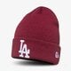 pánska čiapka NEW ERA ČIAPKA ZIMNÁ LEAGUE CUFF LA DODGERS LOS ANGELES DODG 80635833 farba bordová