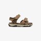 detské sandále TIMBERLAND EK OAK BLUFFS LEATHER 2 STRAP 2180a farba hnedá