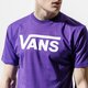 pánske tričko VANS TRIČKO MN VANS CLASSIC HELIOTROPE/WHITE vn000gggymm1 farba fialová