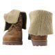 detská vychádzková obuv TIMBERLAND SHEARLING 6 INCH BOOT 50919 farba hnedá