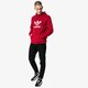 pánska mikina ADIDAS MIKINA TREFOIL HOODIE ADICOLOR dx3614 farba červená
