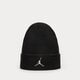 detská čiapka JORDAN ČIAPKA BEANIE CUFFED 9a0063-023 farba čierna