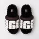 dámske šľapky UGG MAXI SLIDE LOGO 1127067-black farba čierna