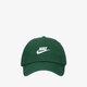 detská šiltovka NIKE ČIAPKA U NSW H86 FUTURA WASH CAP 913011-341 farba zelená