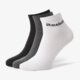 pánske ponožky REEBOK PONOŽKY SE M THIN SOCK 3P DARK GREY HEATHER s02331 farba sivá