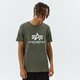 pánske tričko ALPHA INDUSTRIES TRIČKO BASIC T 100501-142 farba khaki