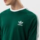pánske tričko ADIDAS TRIČKO 3-STRIPES LS T he9533 farba zelená