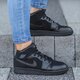 detské tenisky (obuv) AIR JORDAN 1 MID BG 554725-050 farba čierna