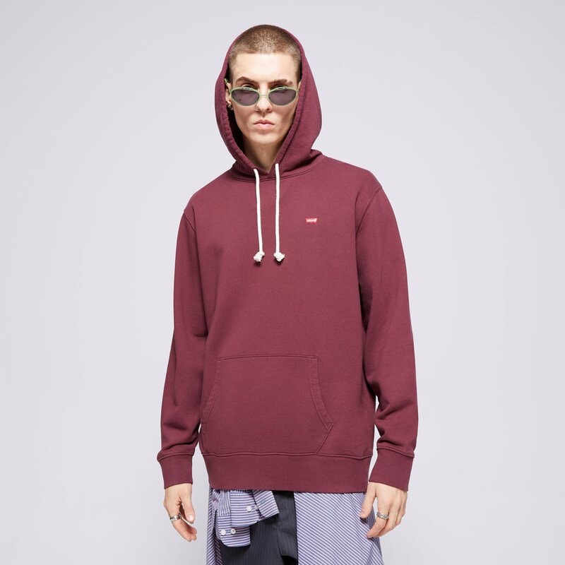 LEVI'S MIKINA S KAPUCŇOU THE ORIGINAL HM HOODIE REDS