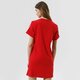 dámske šaty ADIDAS ŠATY TEE DRESS gn2778 farba červená