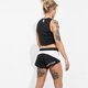 dámske top WAKE UP & SQUAT TRIČKO ACTIVE SHORT wuta005blk farba čierna