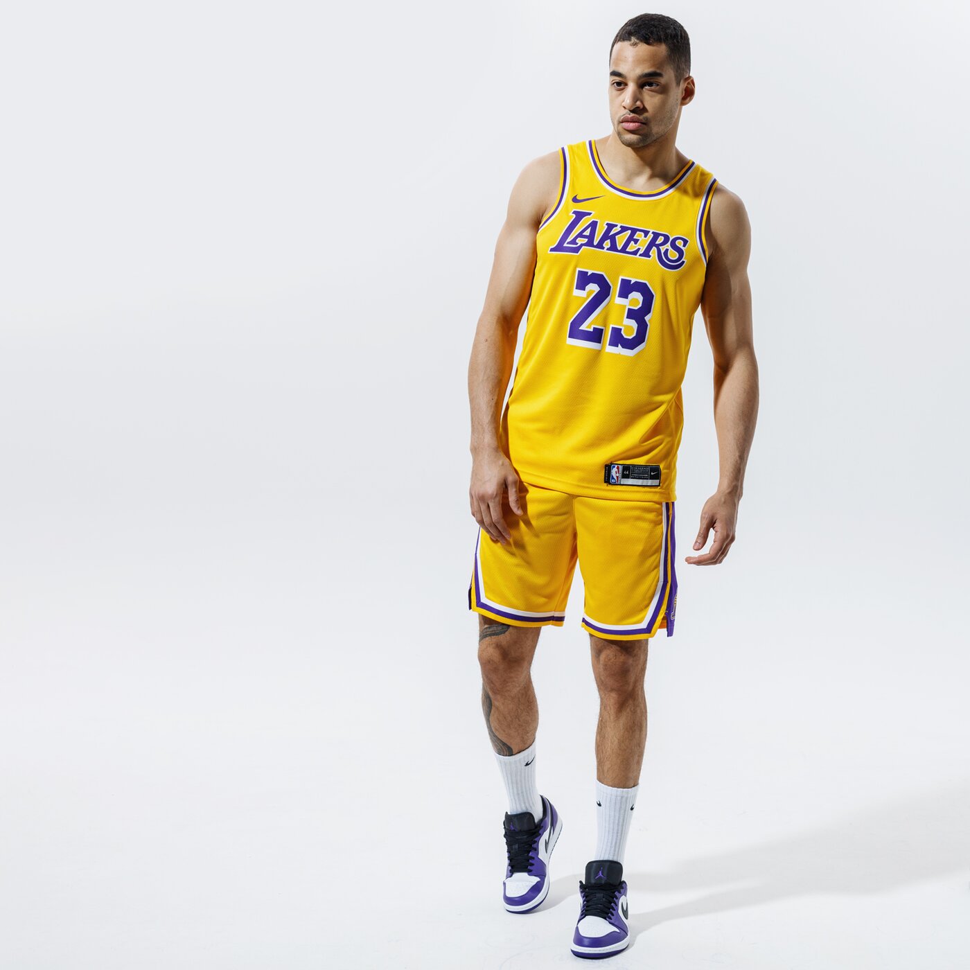 JORDAN TRIČKO LAKERS JAMES SWINGMAN ICON 2020 NBA CW3669-734 | farba ŽLTÁ |  Módne Topy. Muži Oblečenie ✪ eshop Sizeer.sk ✪