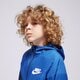 detské tričko NIKE BUNDA K NSW WR HD JKT SSNL BOY fn8757-480 farba modrá