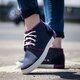 dámske tenisky (obuv) TIMBERLAND NEWPORT BAY CANVAS CHUKKA a17j8 farba tmavomodrá