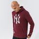 pánska mikina NEW ERA MIKINA S KAPUCŇOU NYY MRN MLB APPAREL NEW YORK YANKE 11863699 farba bordová