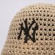  NEW ERA KLOBÚK WMNS KNITTED BUCKET NYY NEW YORK YANKEES 60856308 farba béžová
