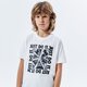 detské tričko NIKE TRIČKO B NSW TEE VERBIAGE 3 cz1818-100 farba biela