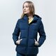 dámska zimná bunda CHAMPION BUNDA HOODED POLYFILLED JACKET REGULAR 113424bs501 farba tmavomodrá