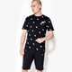 pánske tričko NIKE TRIČKO SS TEE AIRMAX AOP 847578010 farba čierna